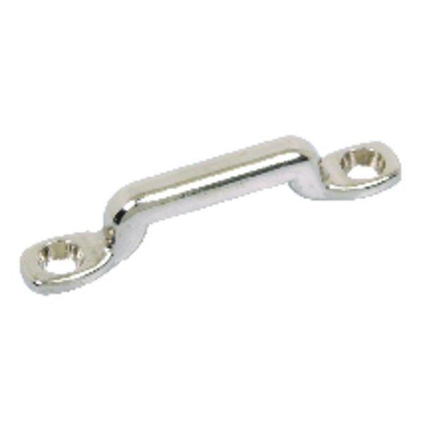 Campbell Chain & Fittings Campbell Nickel-Plated Low Carbon Steel Strap Loop 2 - 5/8 in. L T7691801